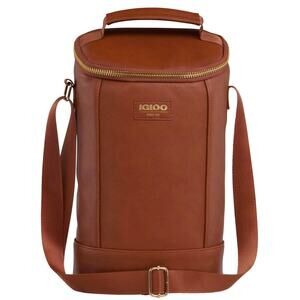 Igloo Luxe Collection Beverage Tote Insulated Cooler w. Removable Divider 4 Wine